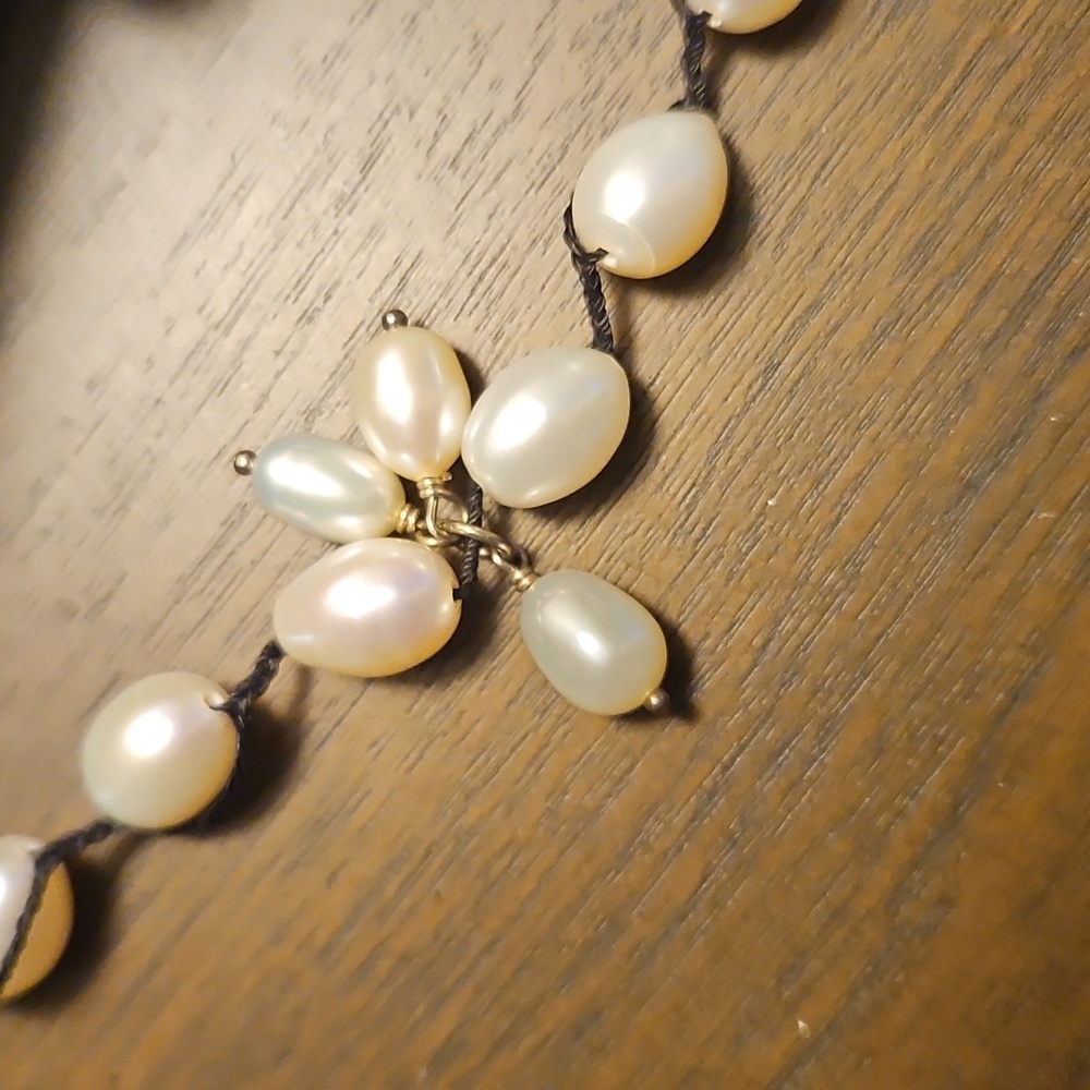 Silpada sterling and fresh water pearl necklace. - Picture 3 of 6